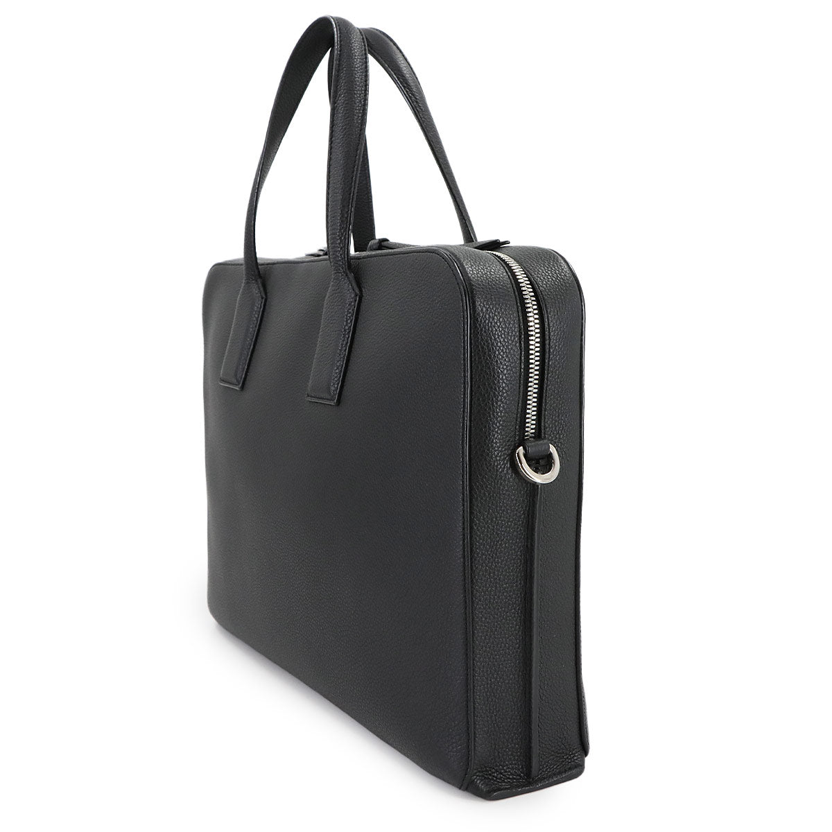 Goya Briefcase Business Shoulder Bag Leather Black