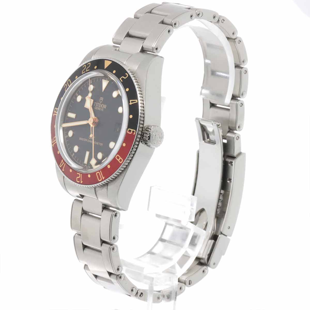 TUDOR Heritage Black Bay GMT 7939G1A0NRU Black Dial Mens Watch