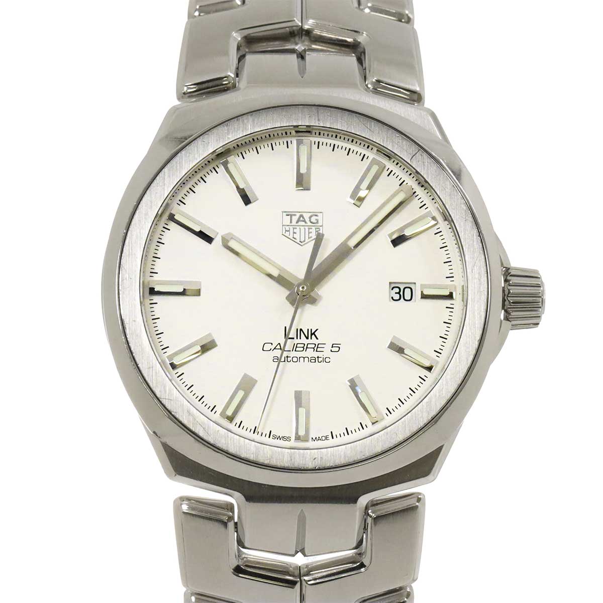 Link Caliber5 WBC2111 Automatic Silver Dial Mens Watch