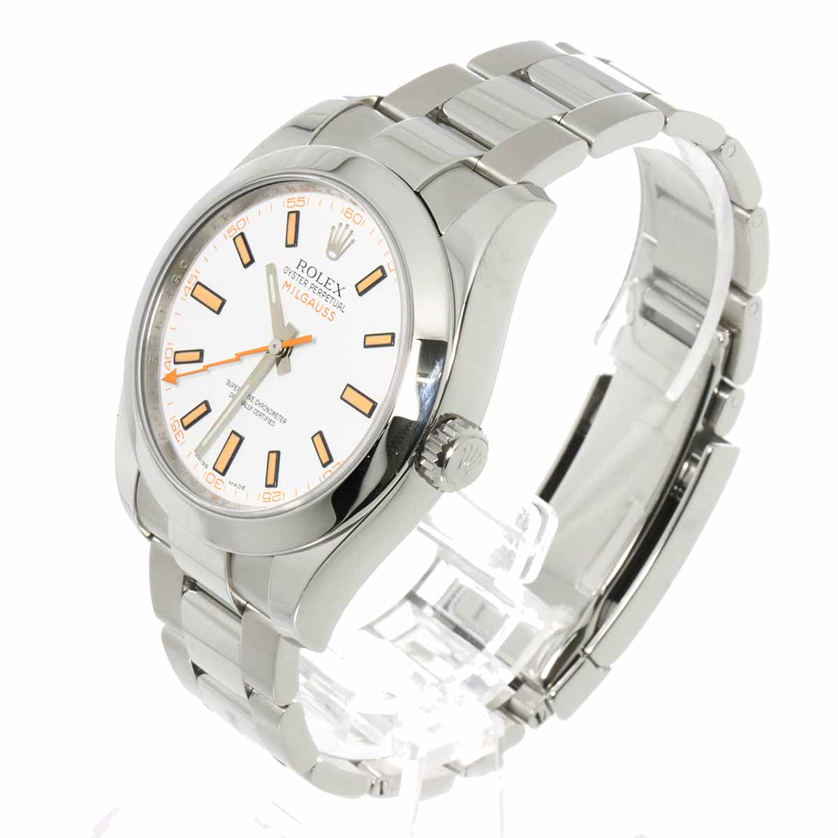 Milgauss 116400 Serial V Automatic White Dial Mens Watch