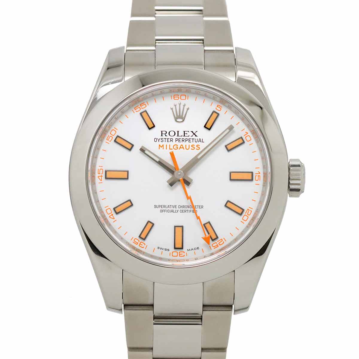 Milgauss 116400 Serial V Automatic White Dial Mens Watch