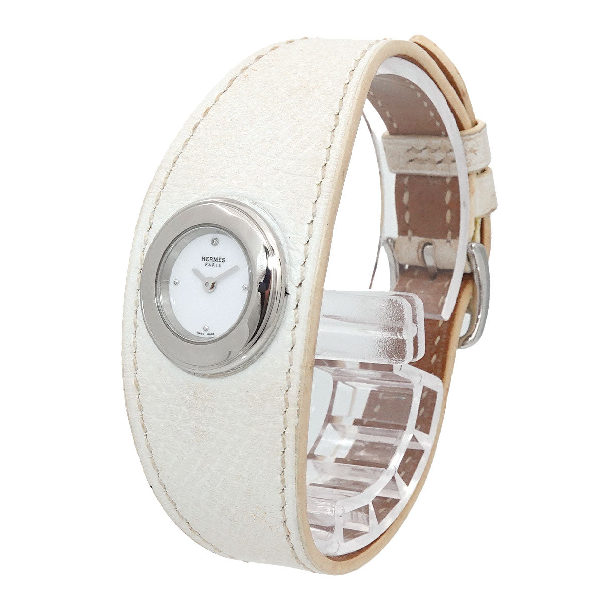 Faubourg Manchette FG2 110 Diamond Quartz White Dial Ladies
