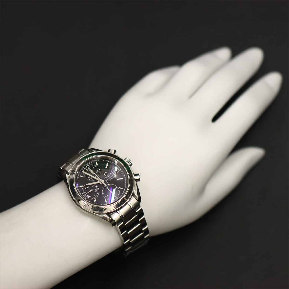 Speedmaster Date 3513.50 Chronograph Automatic Black Dial Mens