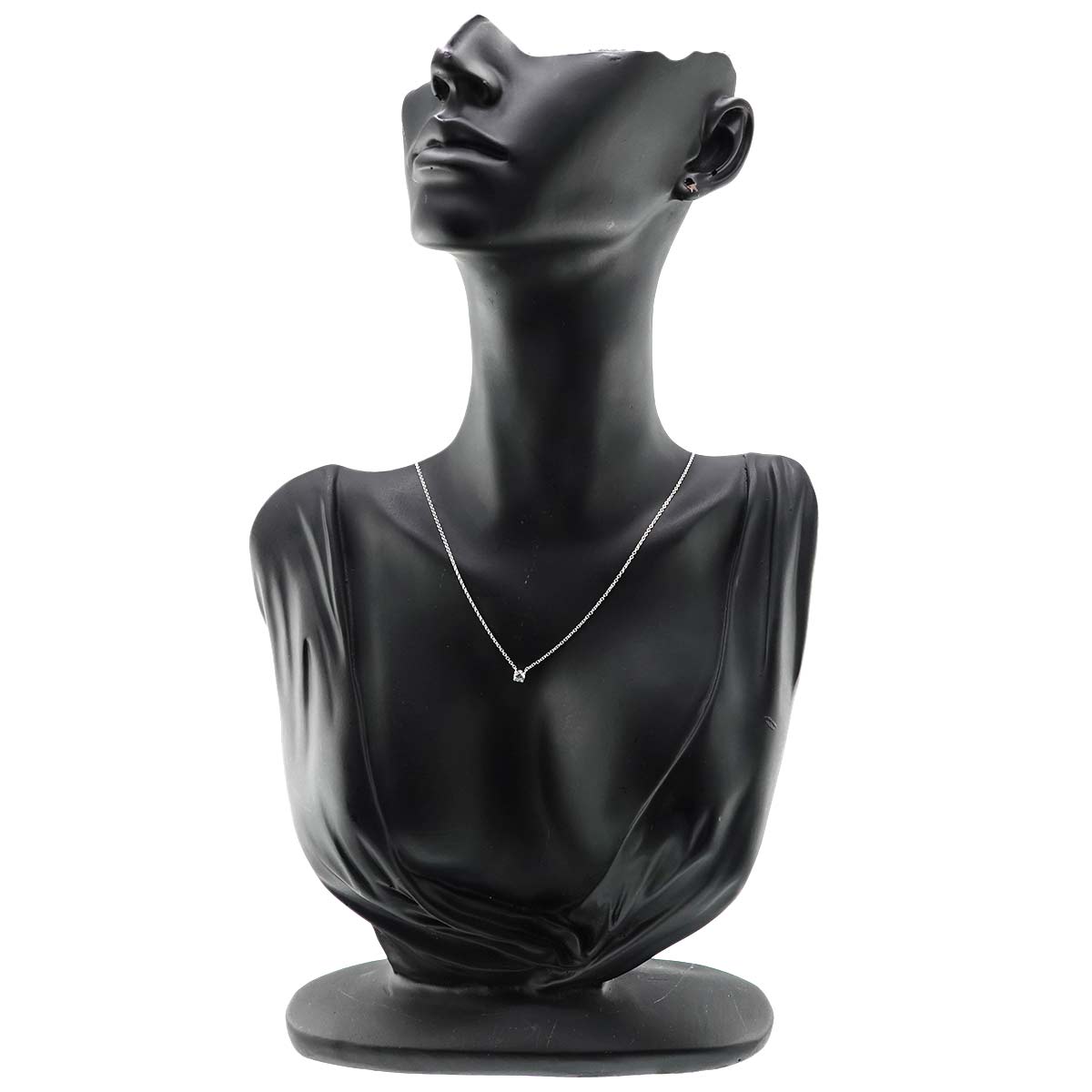 Diamond 0.15ct Necklace 18K White Gold 750