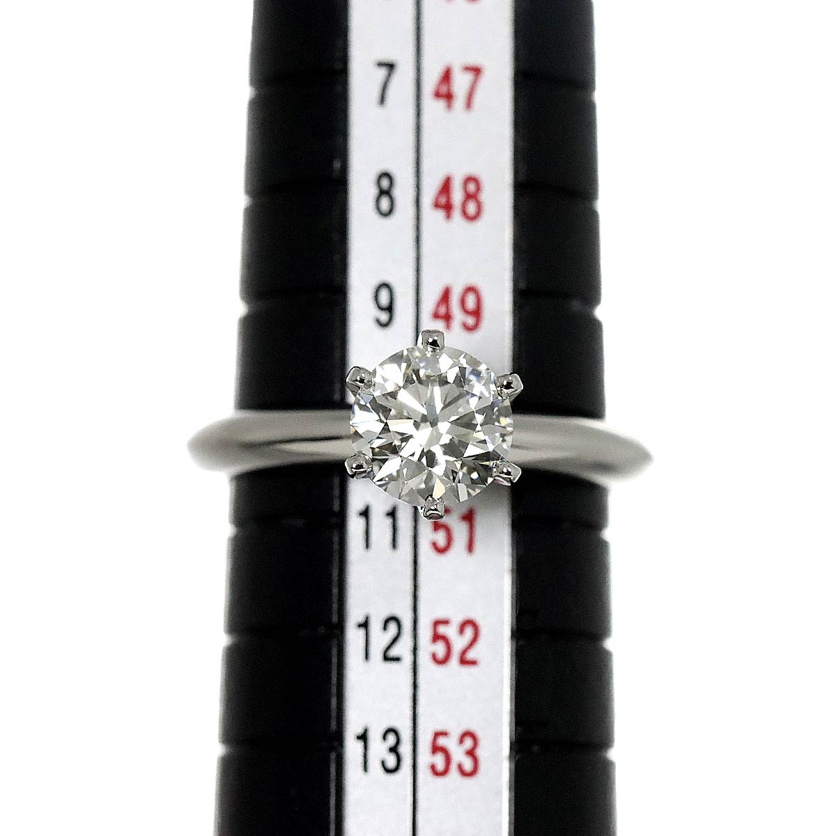 Diamond 1.09ct I/VVS2/EX Ring Platinum Size5.25(US)