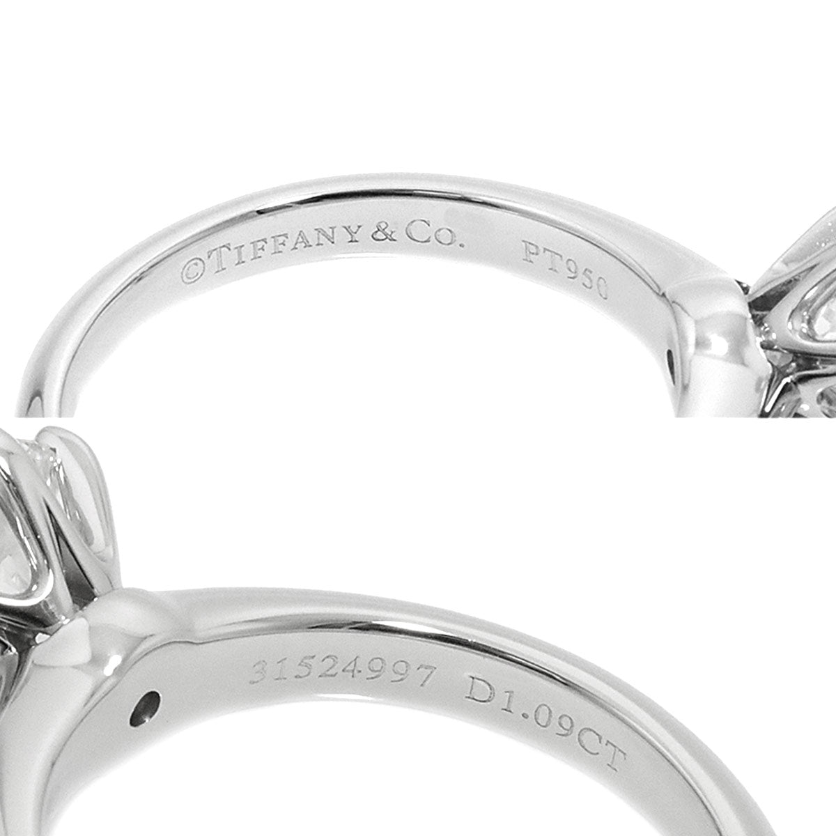 Diamond 1.09ct I/VVS2/EX Ring Platinum Size5.25(US)