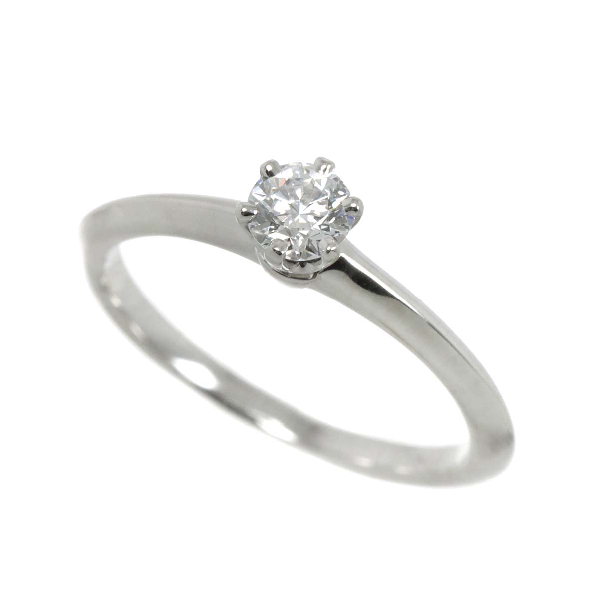 Diamond 0.23ct Ring Platinum Size4.5(US)
