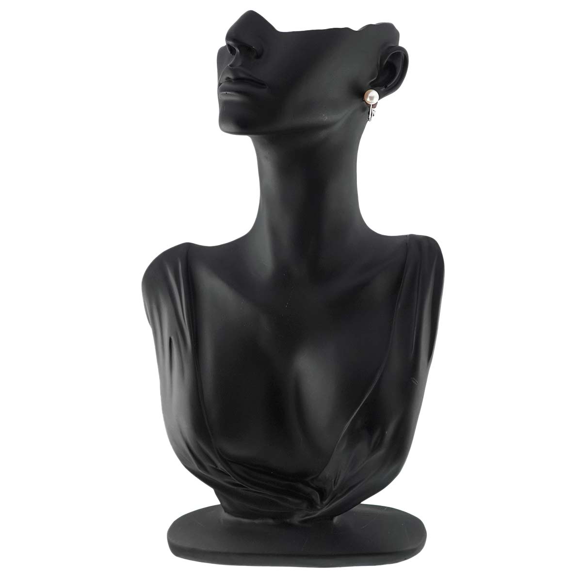 MIKIMOTO Akoya Pearl 8.4mm Earrings Clip on 18K WG 750