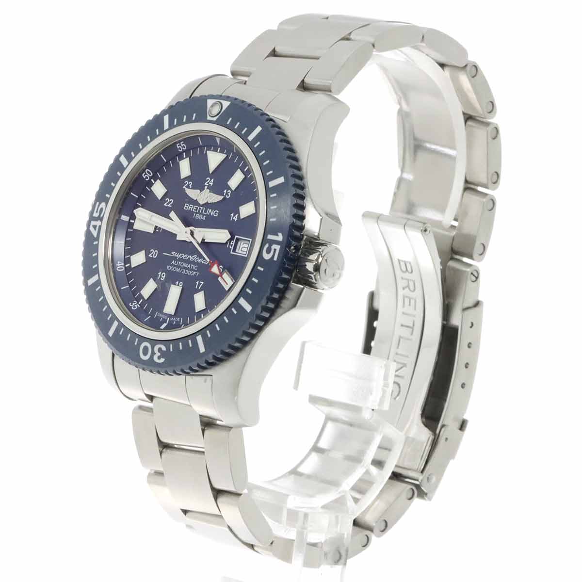 Superocean 44 Y17393 Automatic Date Blue Dial Mens