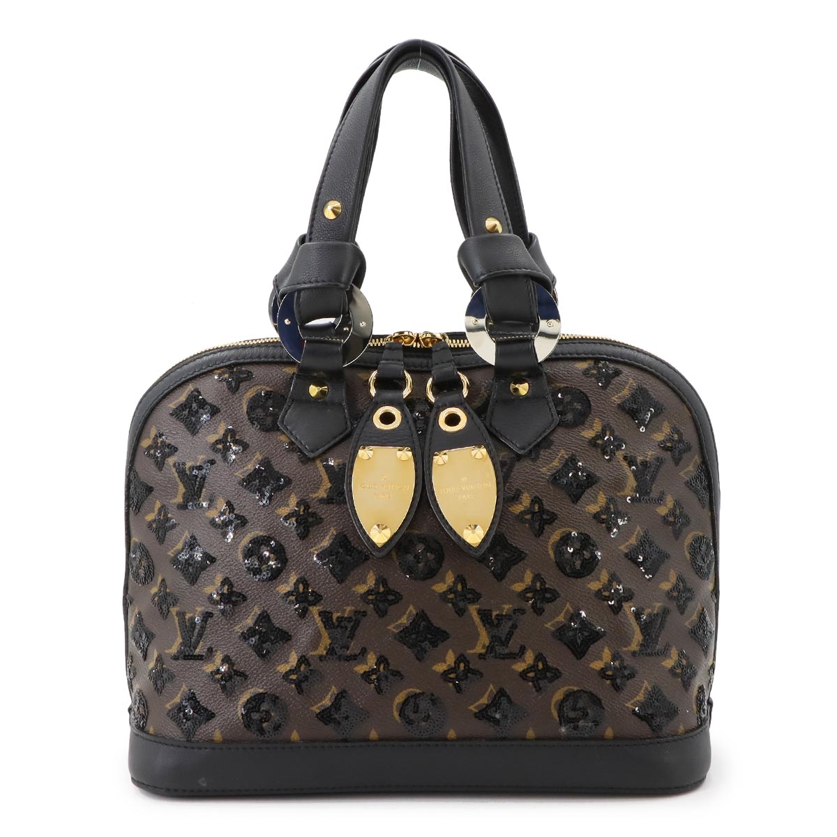 Monogram Eclipse Alma Hand Bag Noir M40245 Purse 90270722