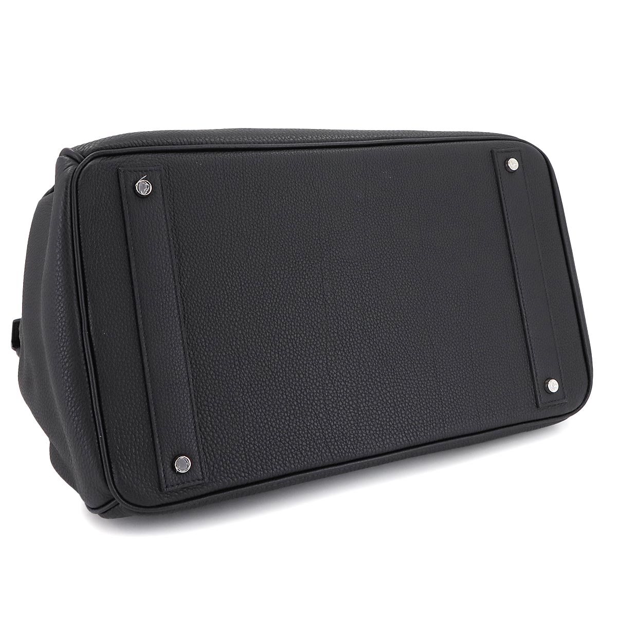 Haut a Courroies 40 Hand Bag Evercolor Black Gold Bleu France