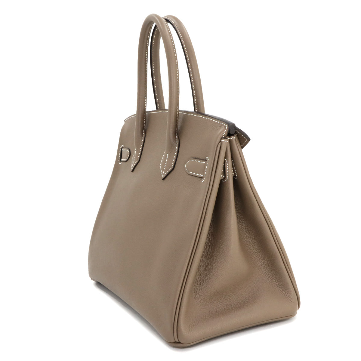 Birkin 30 Hand Bag Evercolor Etoupe Purse 90270929..