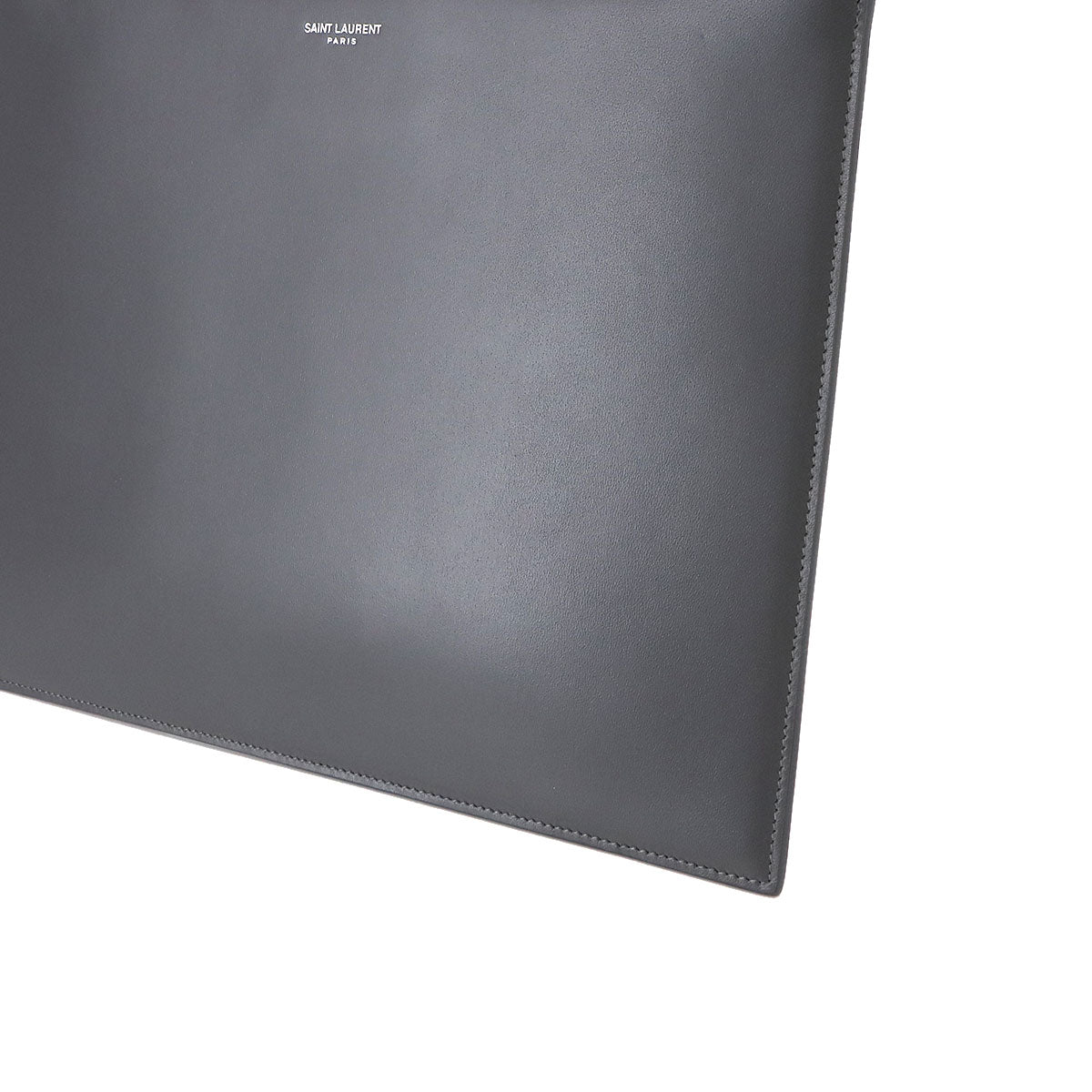 Clutch Bag Leather Gray 635099 Purse