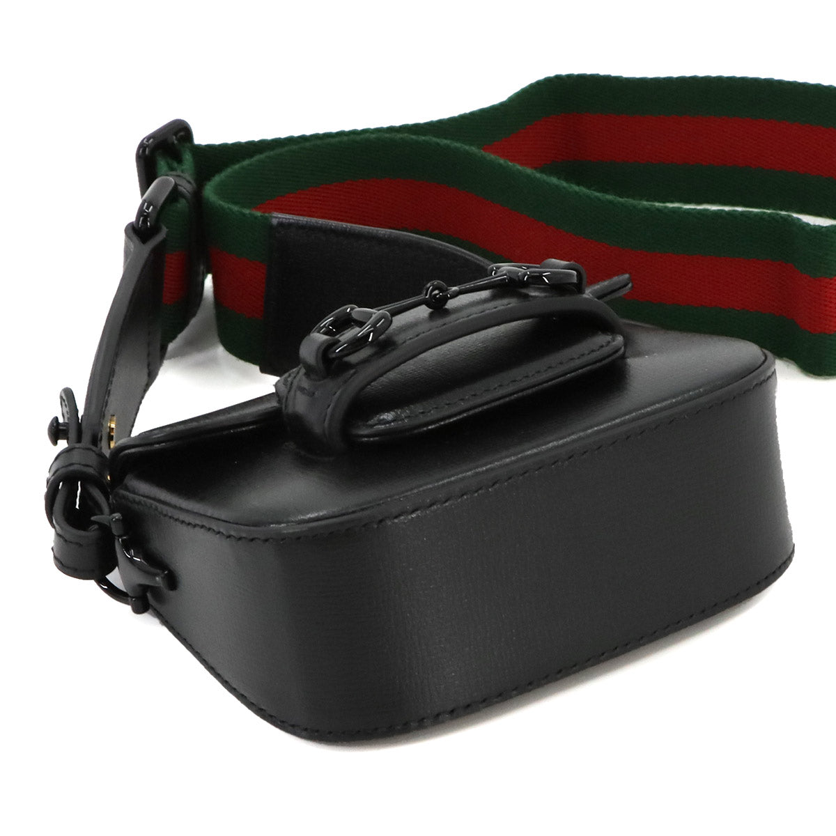 Horsebit 1955 Mini Chain Hand Hand Shoulder Bag Leather 726863