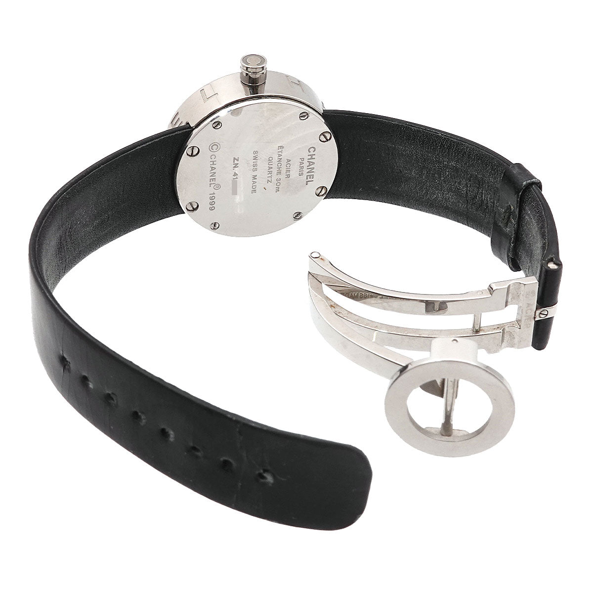 La Ronde H0579 Quartz Black Dial Enamel Ladies Watch