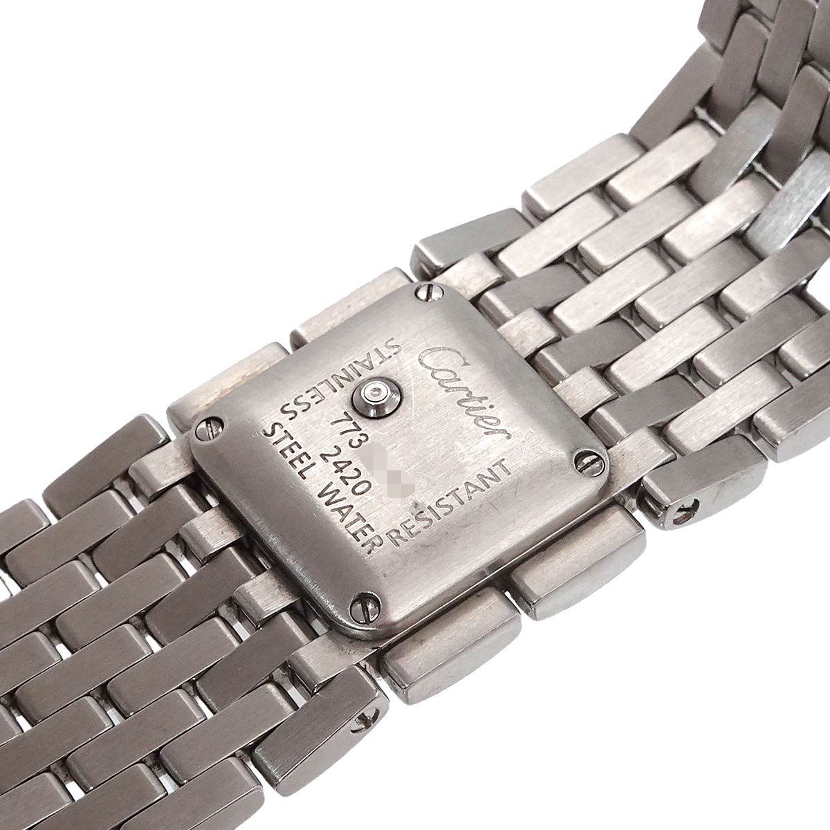 Panthere Ruban W61003T9 Quartz Pink Shell Dial Ladies Watch