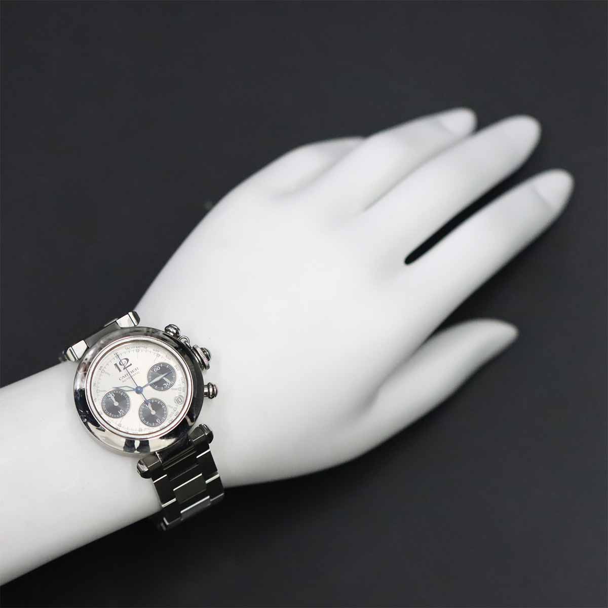 Pasha C Chronograph W31048M7 Automatic Silver Dial Boys Watch