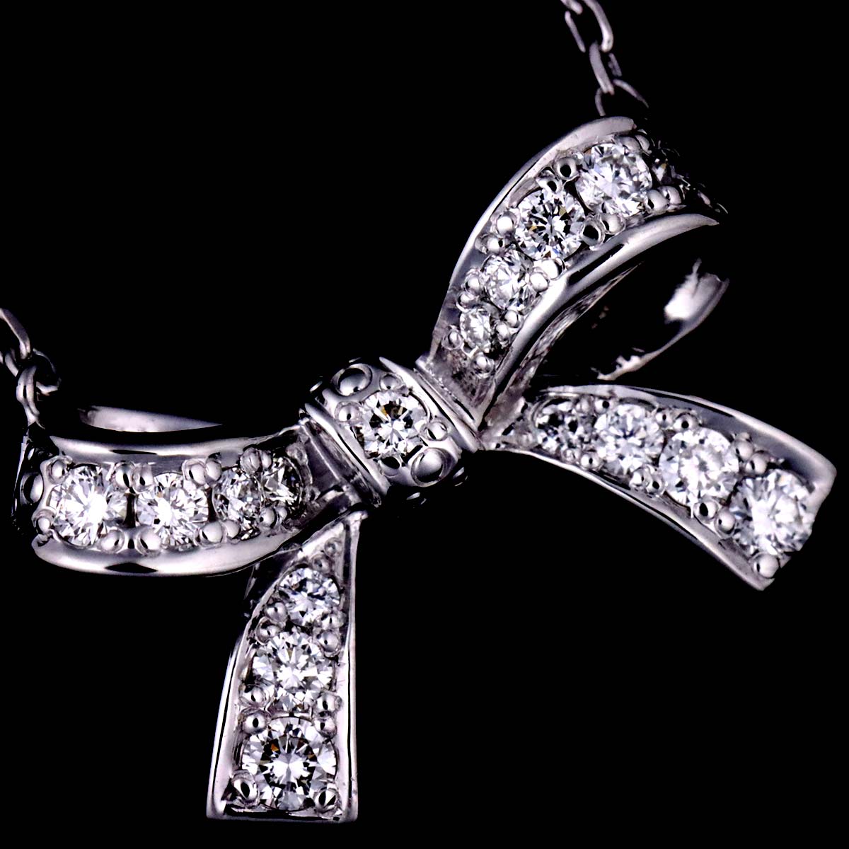 Vendome Diamond 0.18ct Necklace 18K WG 750