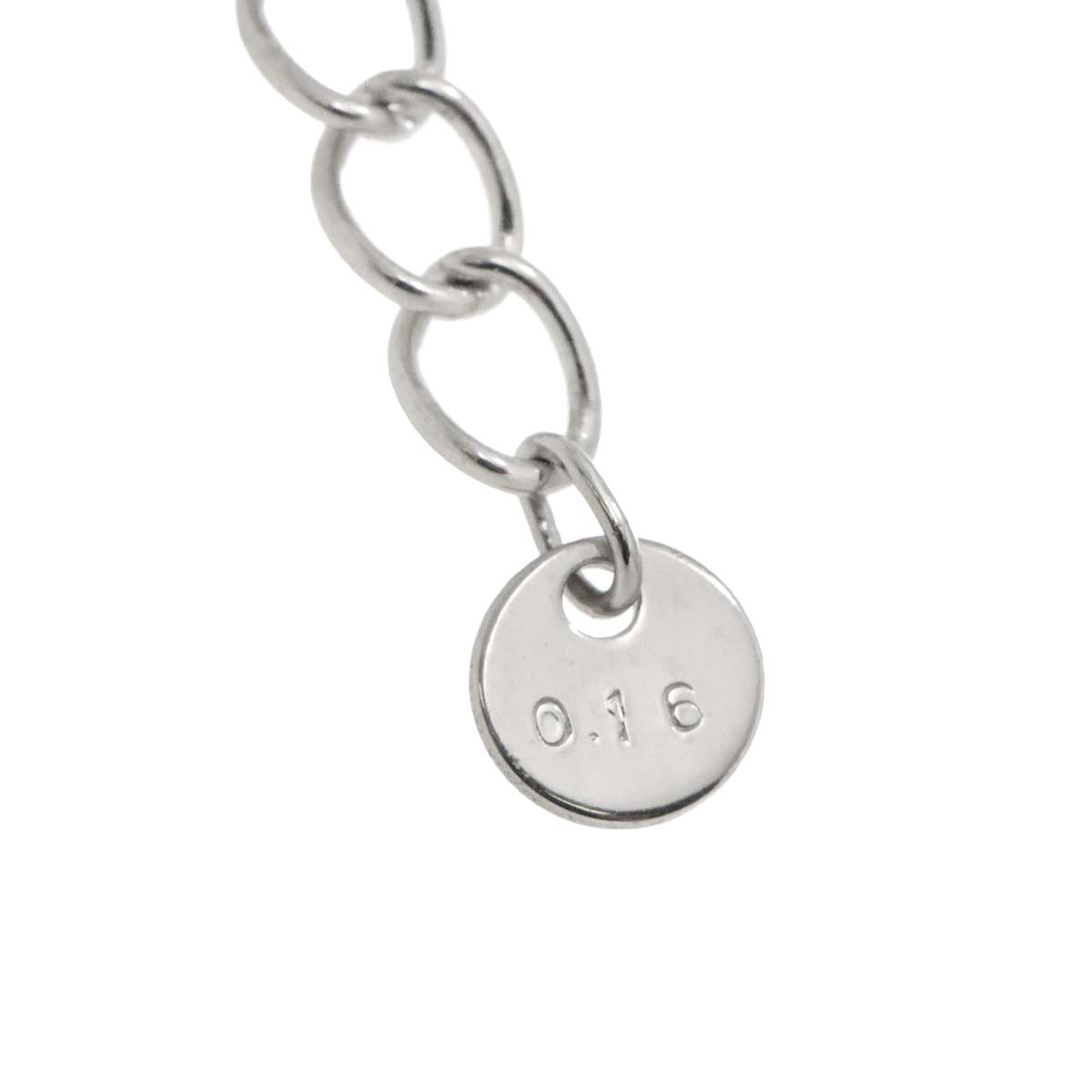 Perlita Diamond 0.16ct Necklace 18K White Gold 750