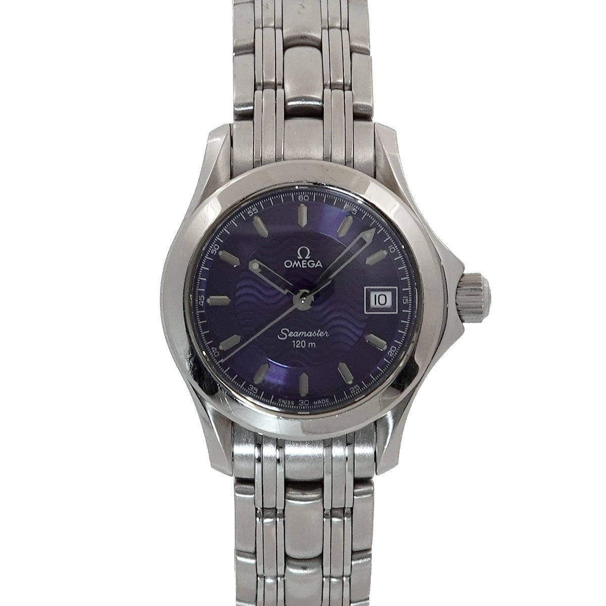 Seamaster 120m Date Quartz Blue Dial Ladies Watch
