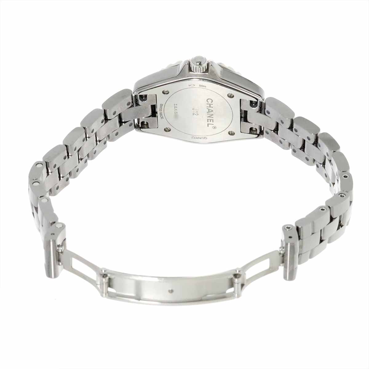 J12 Chromatic 29mm H3401 8P Diamond Quartz Silver Dial Ladies