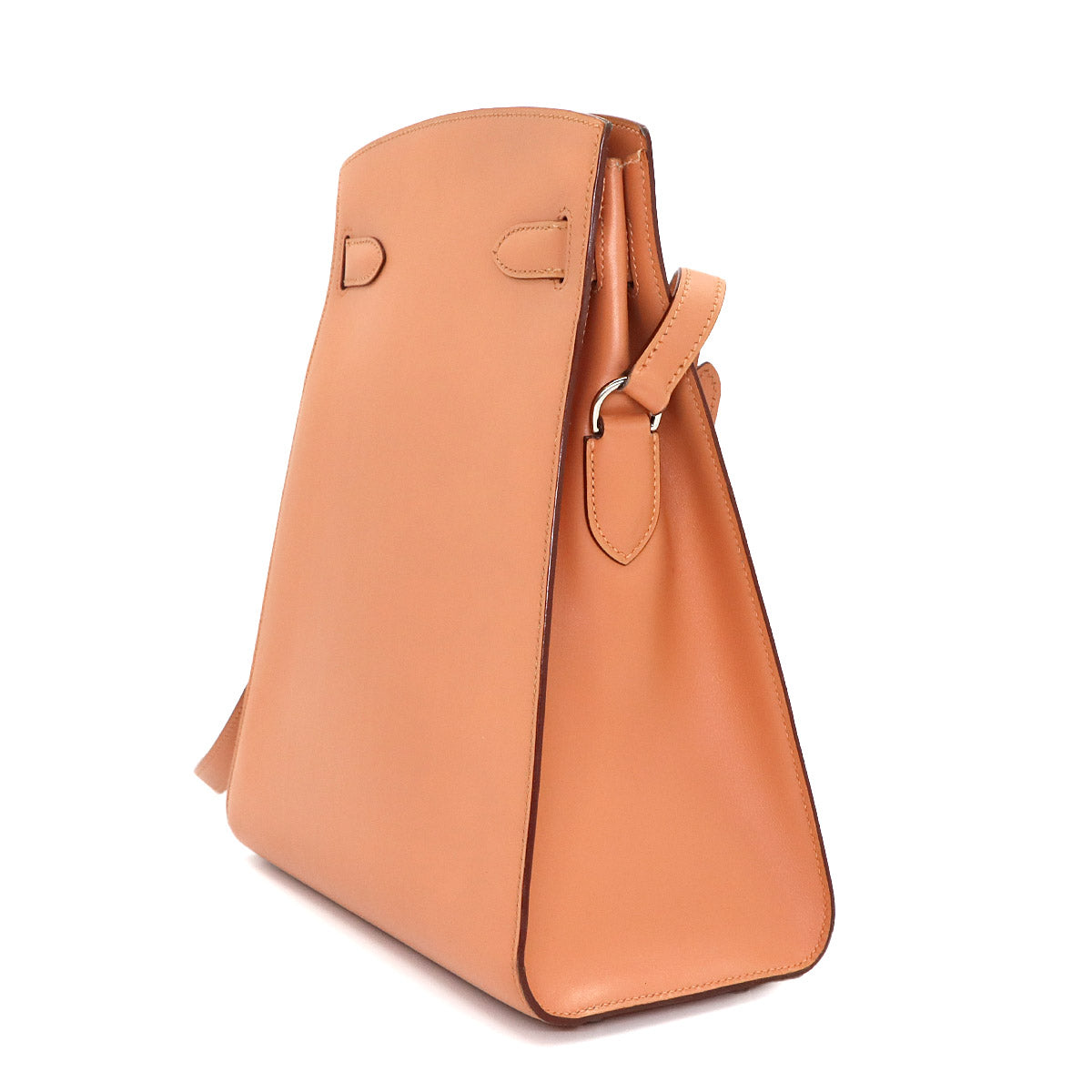 Kelly Sport MM Shoulder Bag Box Calf Leather Pink Purse 90272945