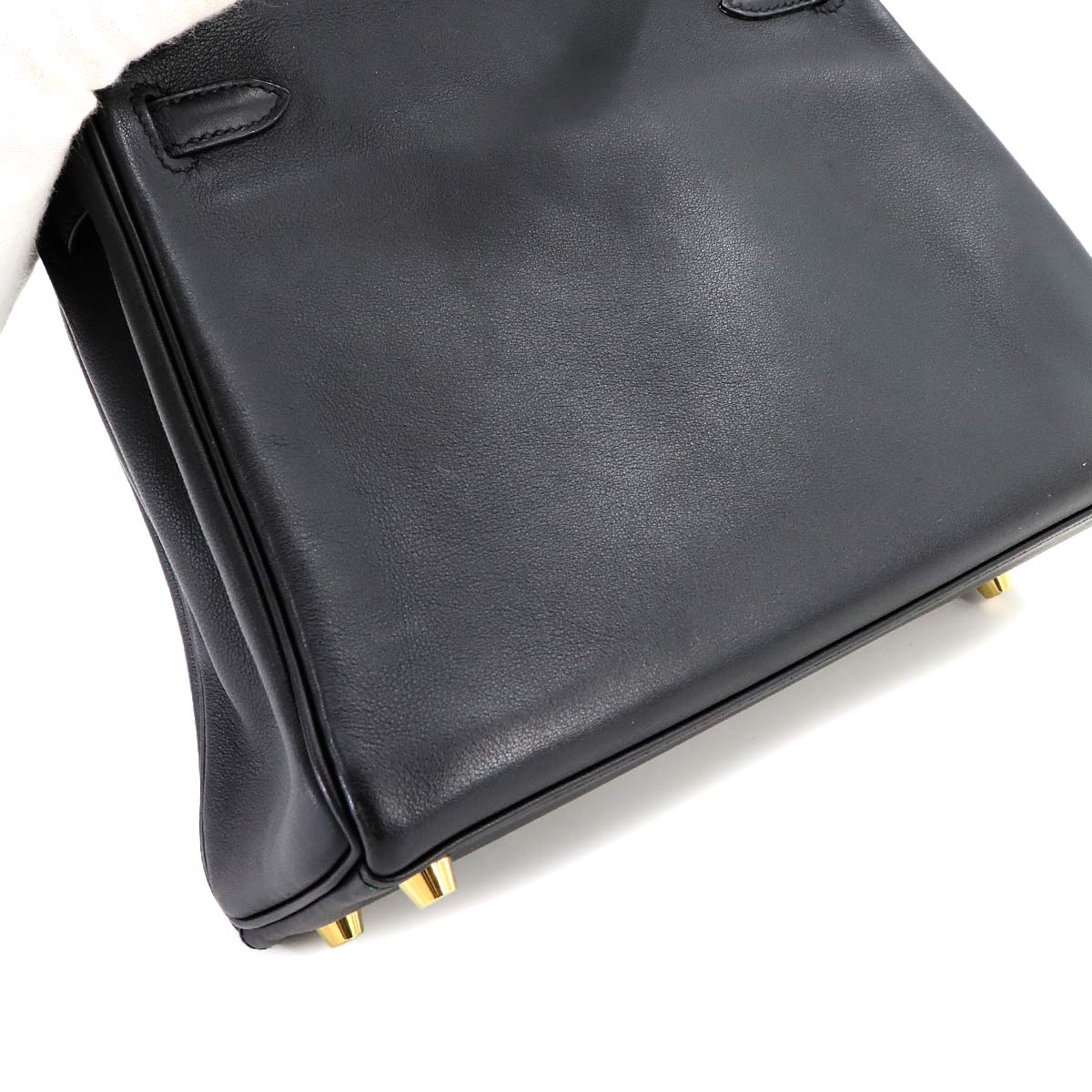 Kelly 25 2way Hand Shoulder Bag Veau Swift Black Purse 90273030