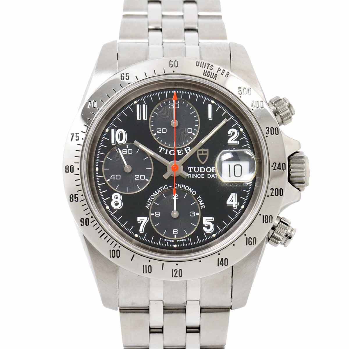 Chrono Time Tiger Prince Date 79280P Date Automatic Black Dial