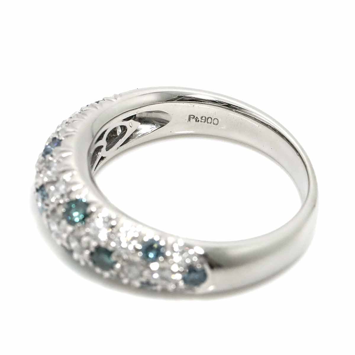 Diamond 0.66ct Treat Diamond 0.52ct Ring Pt Platinum size6.5-6.75(US)