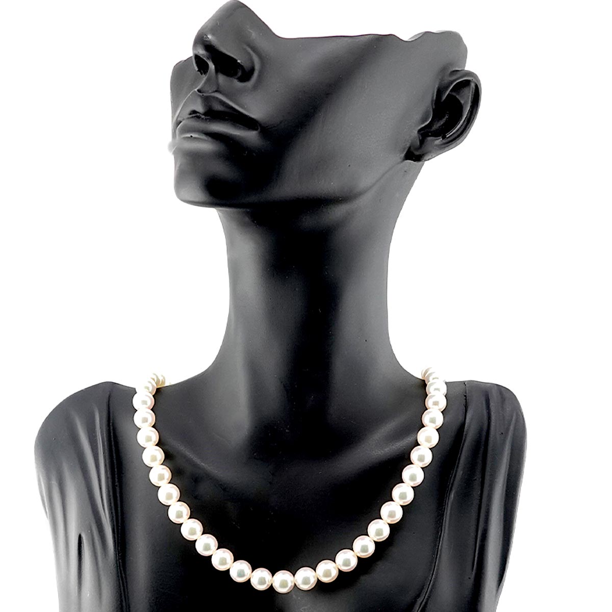 Akoya Pearl 8.0-7.5mm Necklace SV Silver
