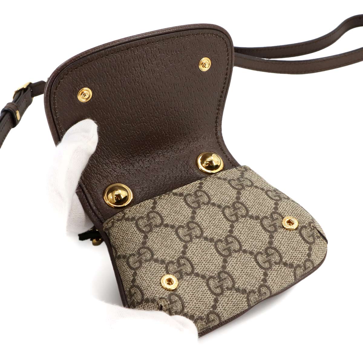 Interlocking G Blondie card case Shoulder Bag GG Supreme canvas 90273676