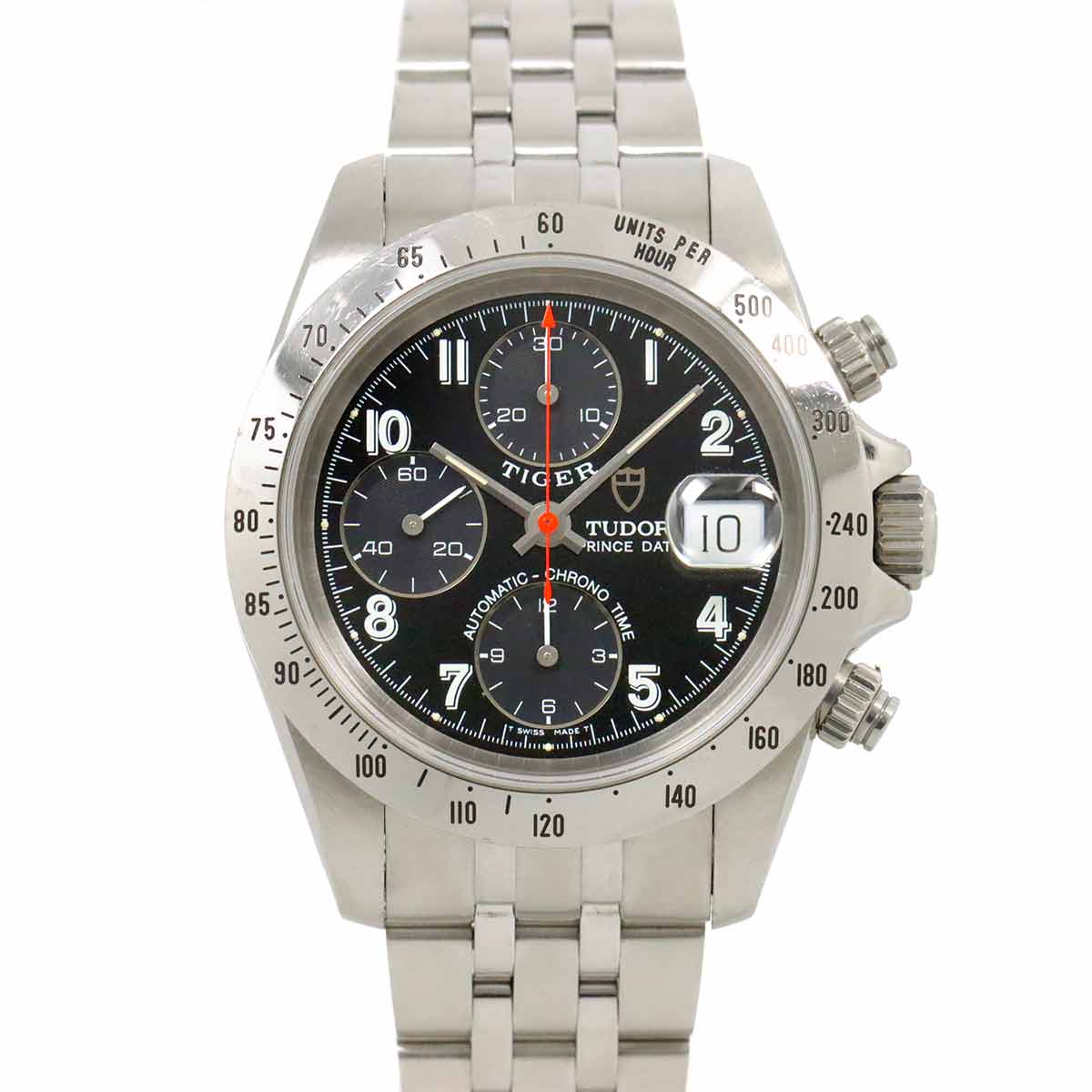 Chrono Time Prince Date 79280 Date Automatic Black Dial Mens 90273972