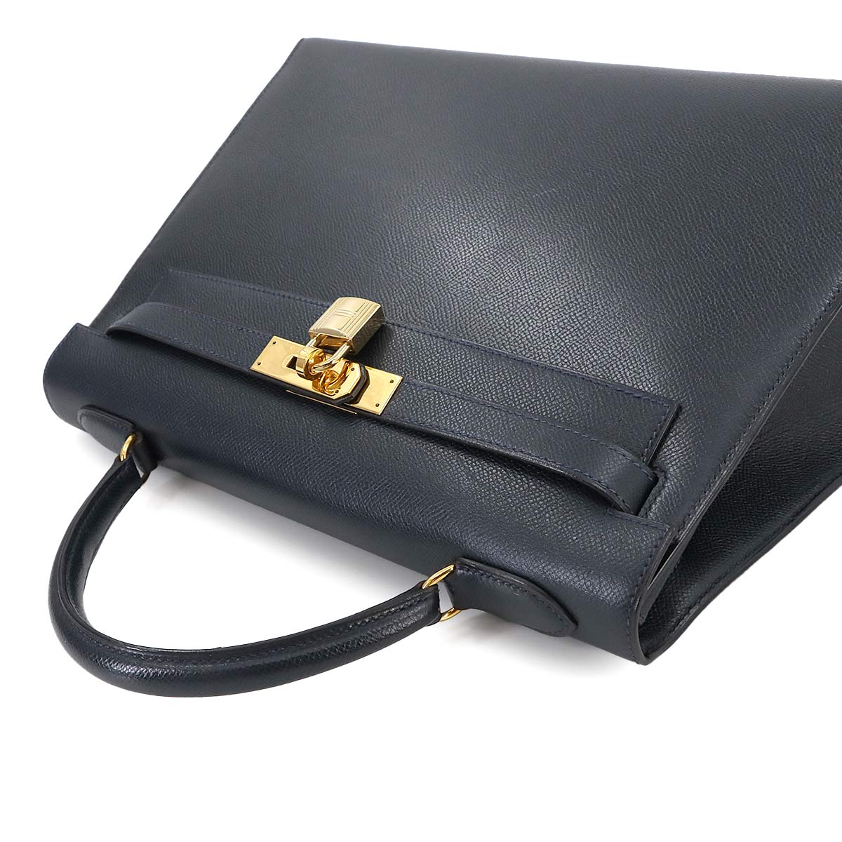 Kelly 32 2way Hand Shoulder Bag Couchevel Epsom Blue Indigo 90274184