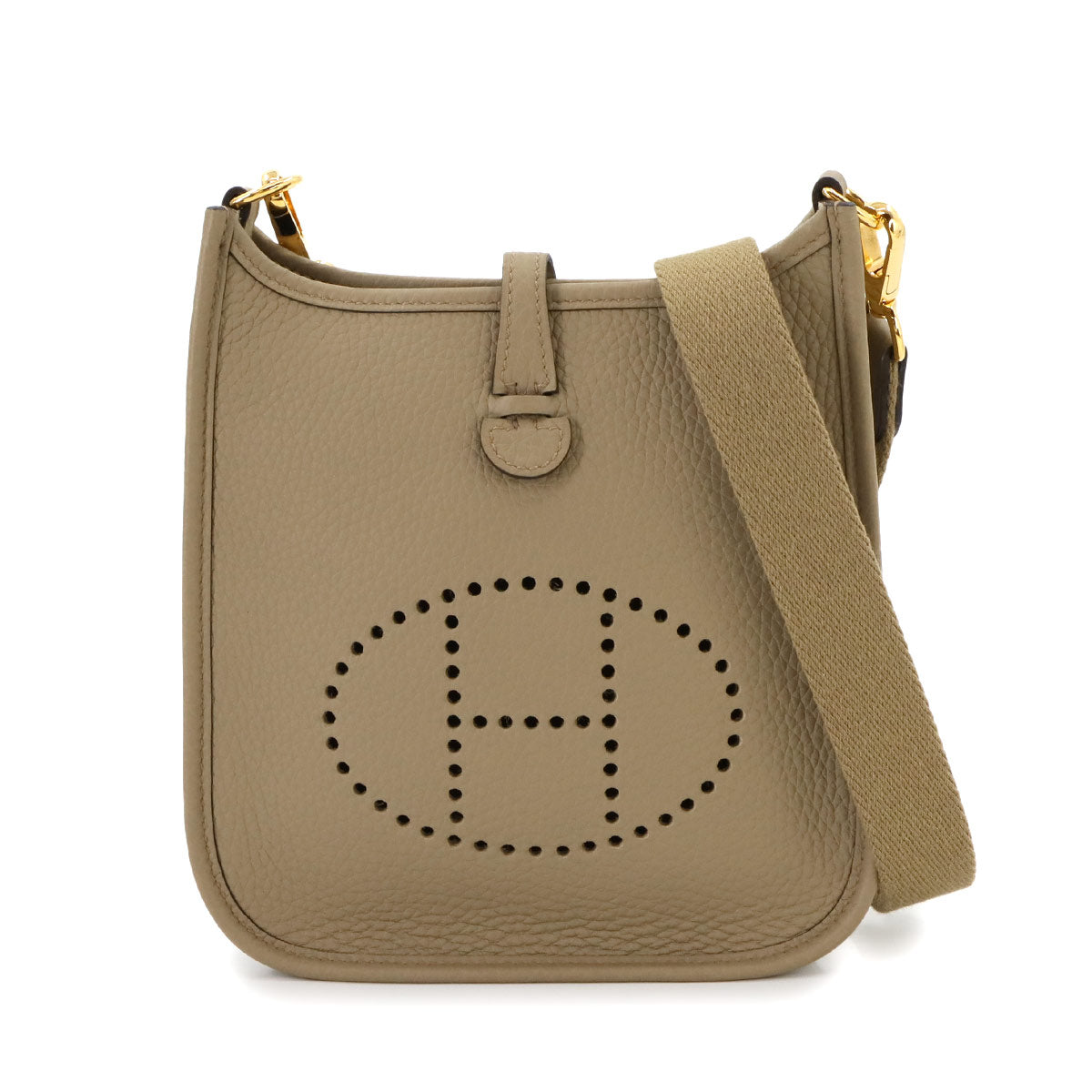 Evelyne Amazone TPM Shoulder Bag Taurillon Clemence Beige Marfa 90274193