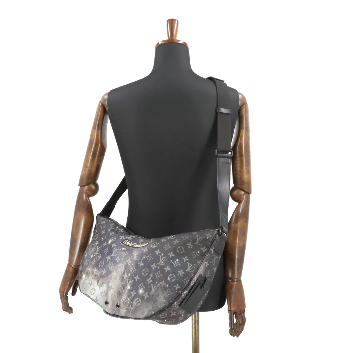 Monogram Galaxy Alpha Hobo Shoulder Bag Grey M44164 Purse 90274214