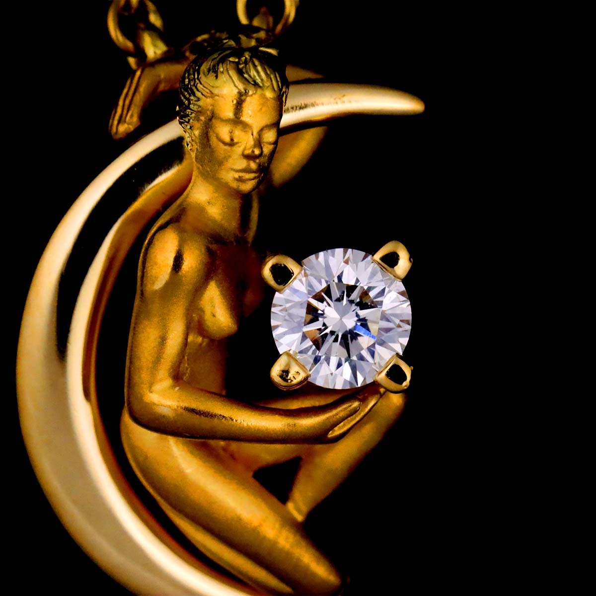 Carrera y Carrera Diamond 0.342ct Necklace 18K YG 750