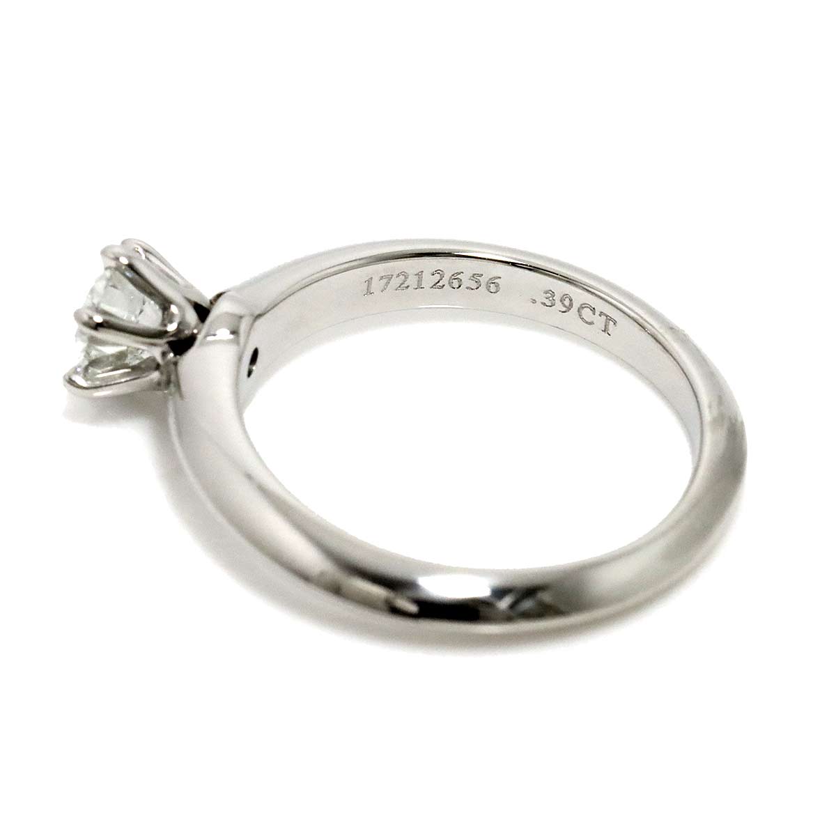 Diamond 0.39ct H/VS1 Ring Platinum Size3.25-3.75(US)