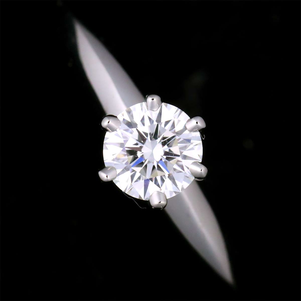 Diamond 0.39ct H/VS1 Ring Platinum Size3.25-3.75(US)