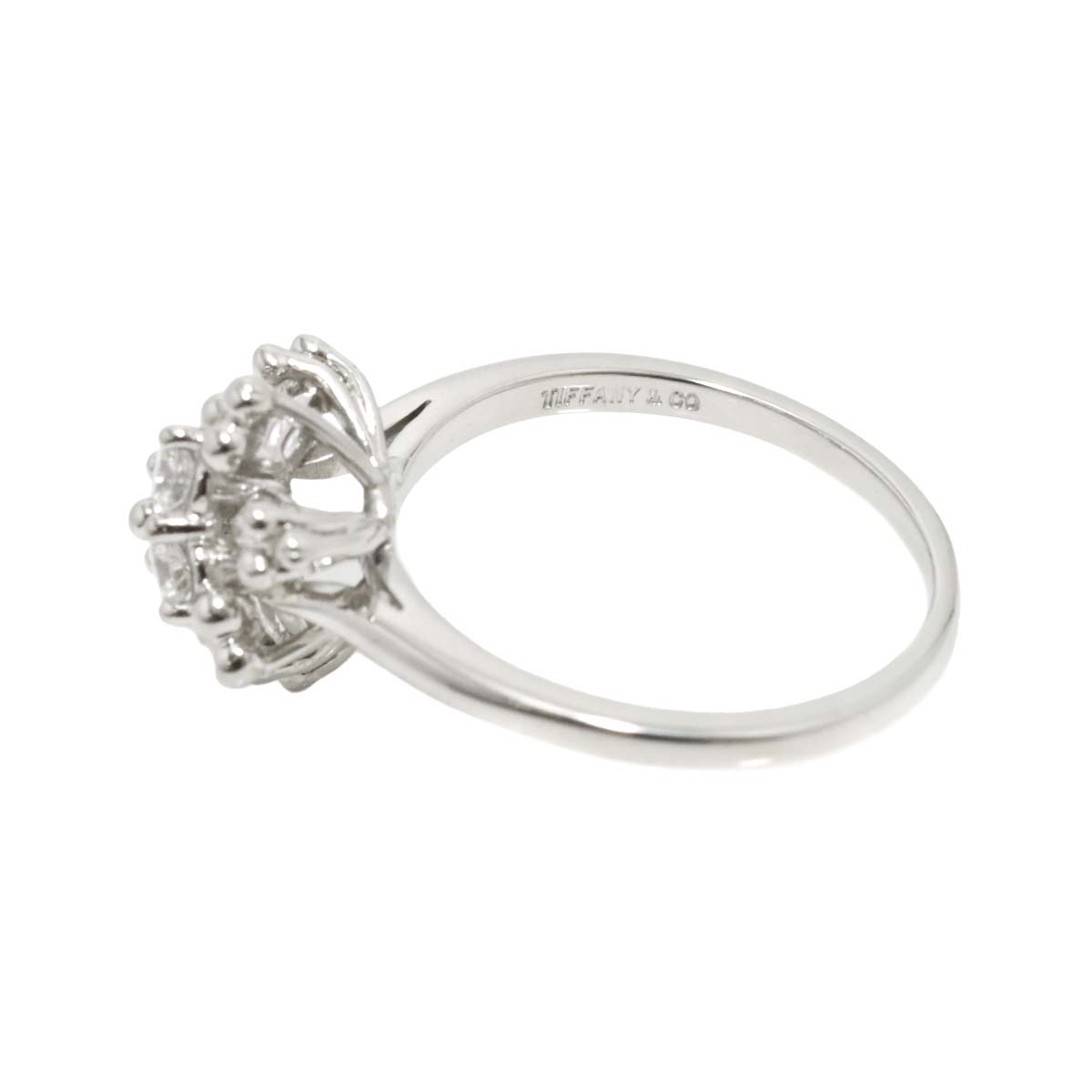 Diamond Ring Pt Platinum Size5.5-5.75(US)