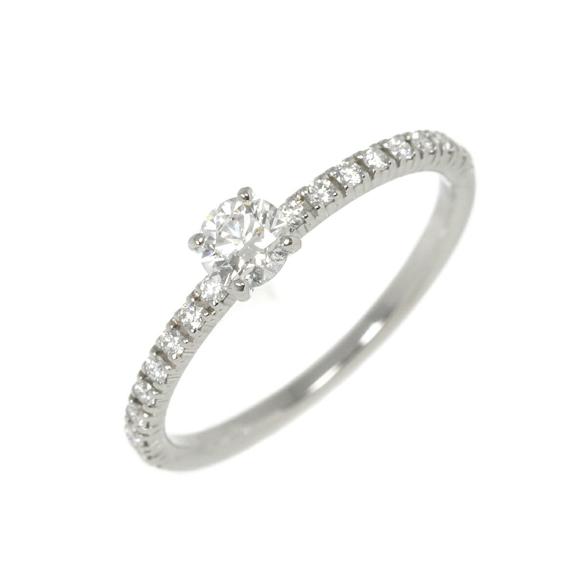 ETINCELLE Half Diamond 0.18ct E/VVS1/EX Ring Pt size45 3.25(US)