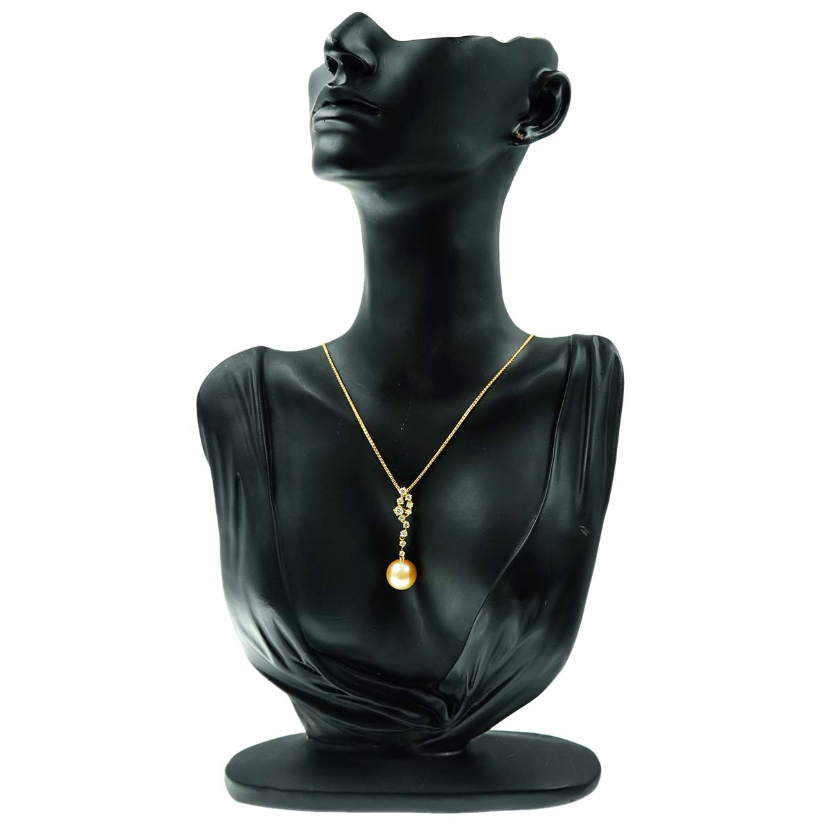 South Sea pearl Diamond 0.68ct Necklace 18K YG 750