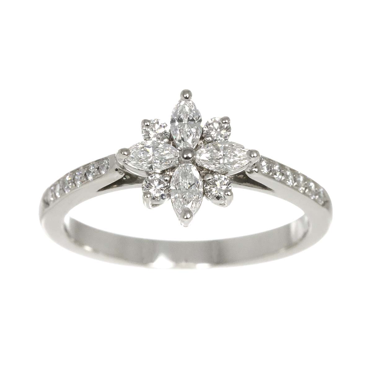 Victoria Diamond Ring Platinum Size5.25(US)