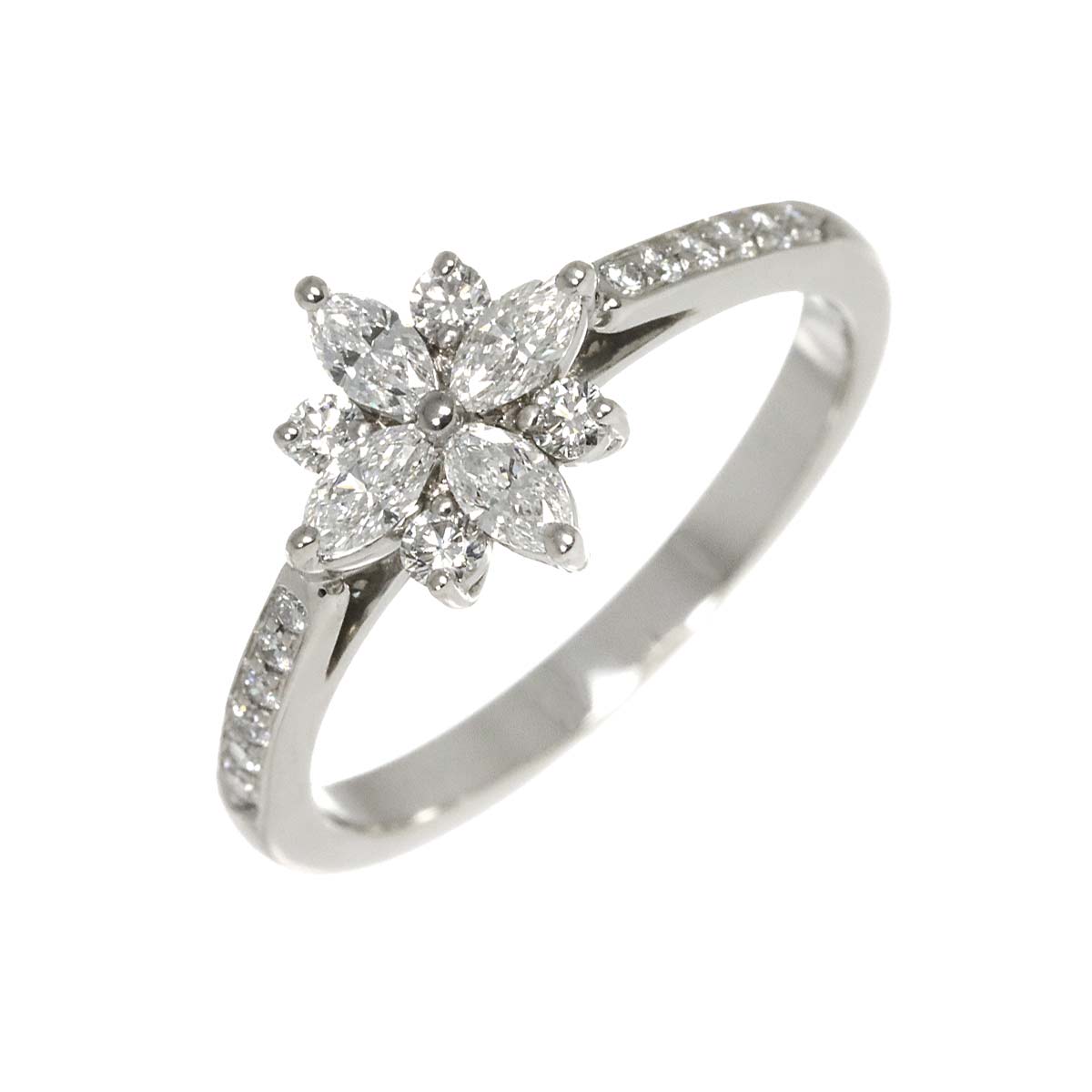 Victoria Diamond Ring Platinum Size5.25(US)