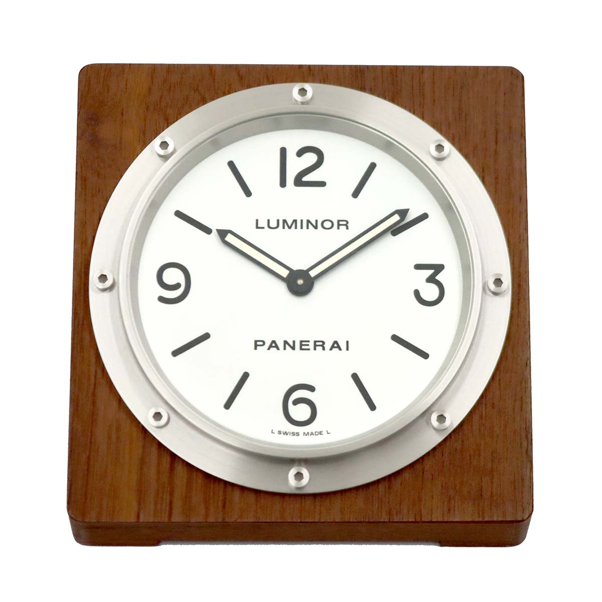 Table Clock PAM00314 Quartz White Dial Watch