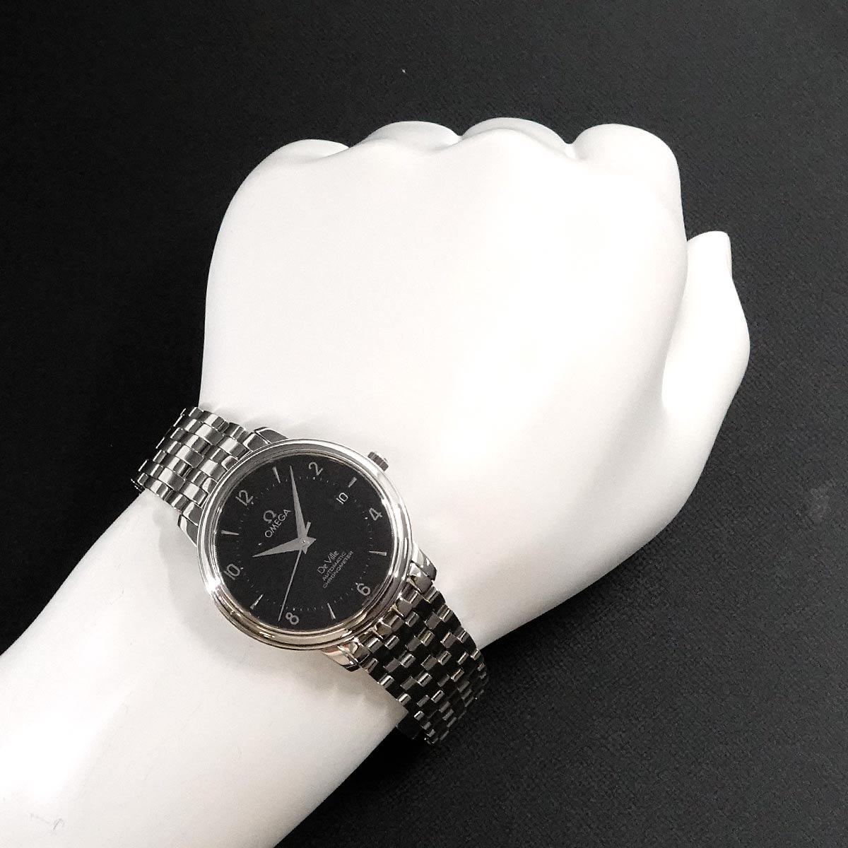 De Ville Prestige 4512 50 Automatic Black Dial Mens Watch