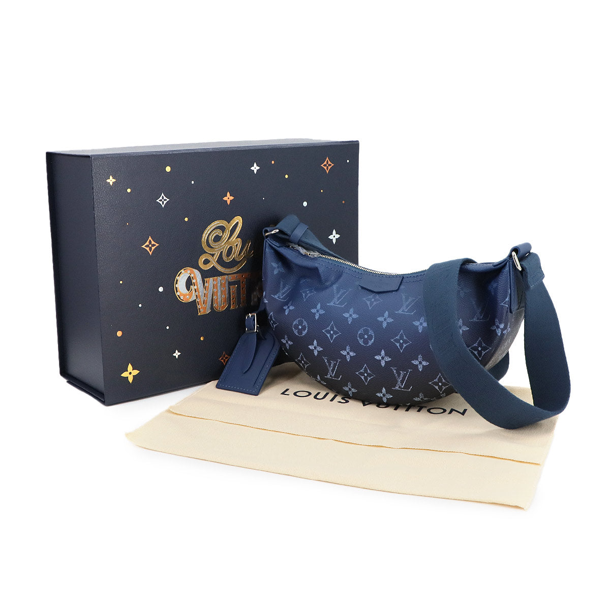 Monogram Gradient Hamac Bag PM Crossbody Bag Navy M11594 90275209