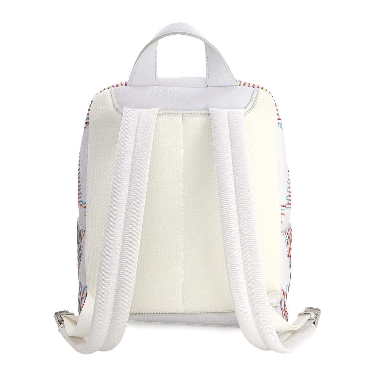 Damier Spray Racer Backpack Leather White M20664 RFID