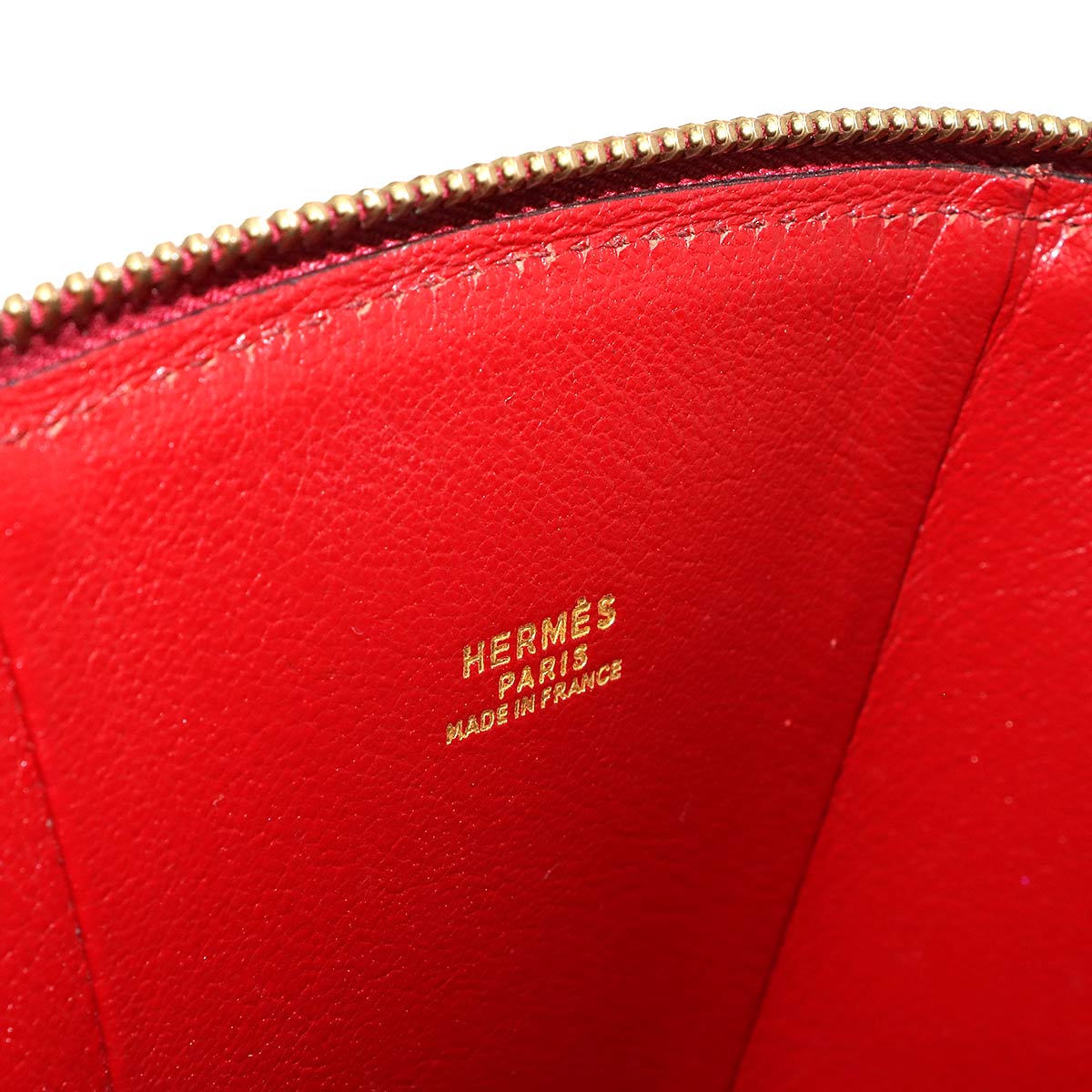 Il de Veau Hand Bag Box Carf Green Bordeaux Navy Purse 90275291