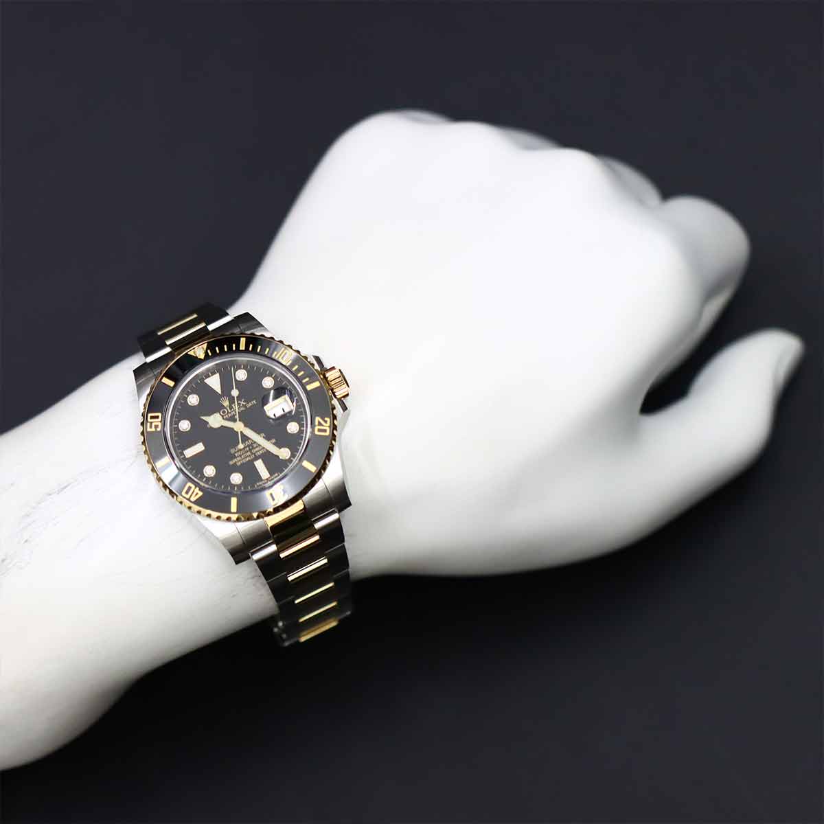 Submariner 116613GLN Serial Random 750 YG Automatic Black Dial