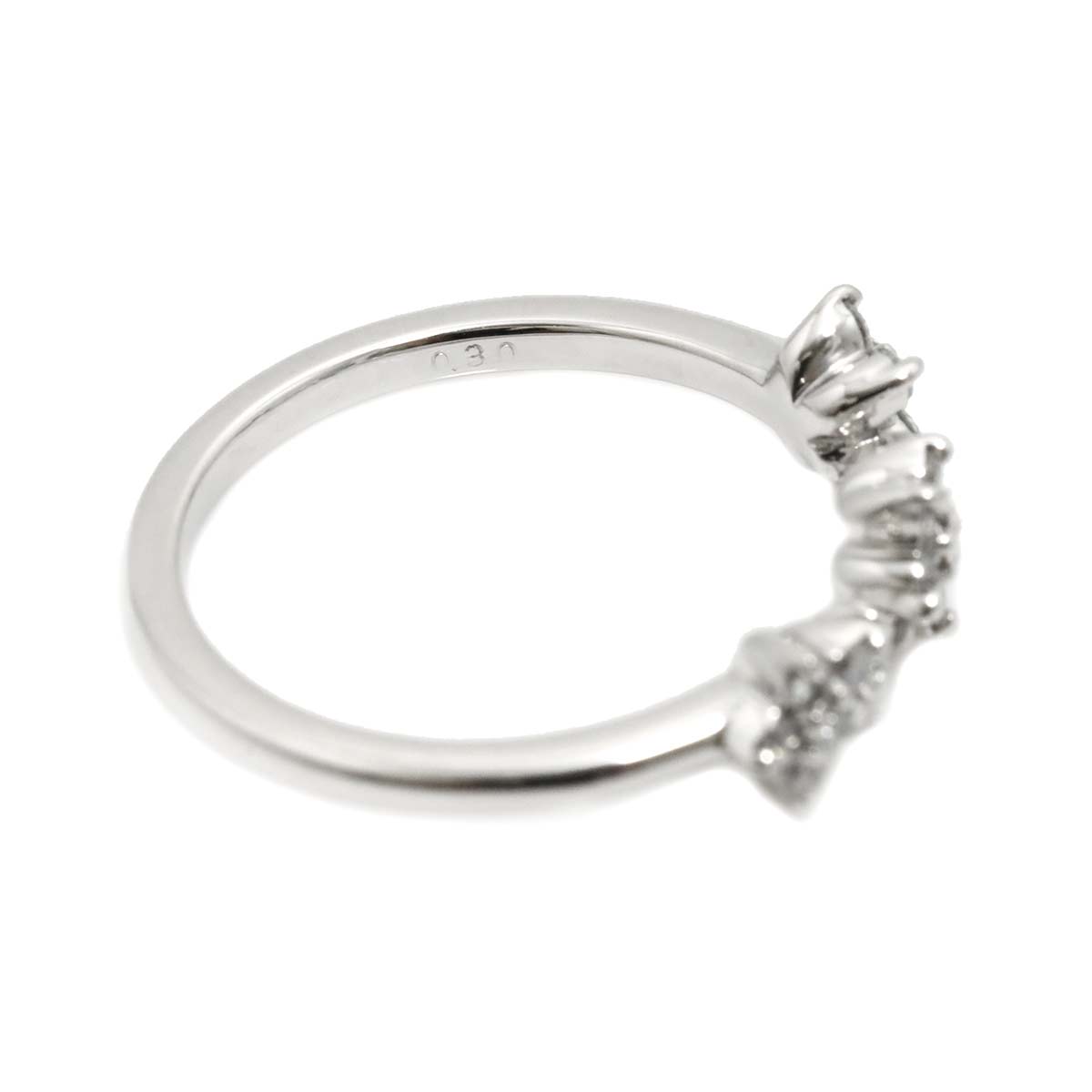 Ponte Vecchio Diamond 0.30ct Ring 18K WG 750 Size5.25(US)